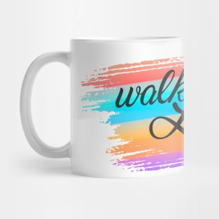 Inspirational Walk in Love Bible Verse Valentine Quote Mug